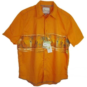 St. Somewhere Margaritaville Mens 'Surf Band' Button-Down - Picture 1 of 3