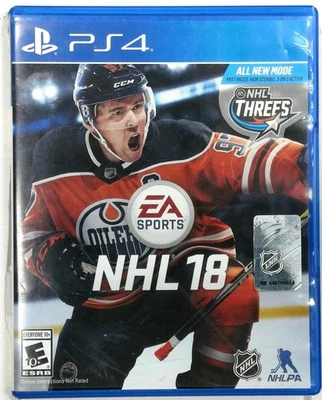 NHL 18 PS4 Video Game Multiplayer EA Sports NHL Threes - Image 1 of 4
