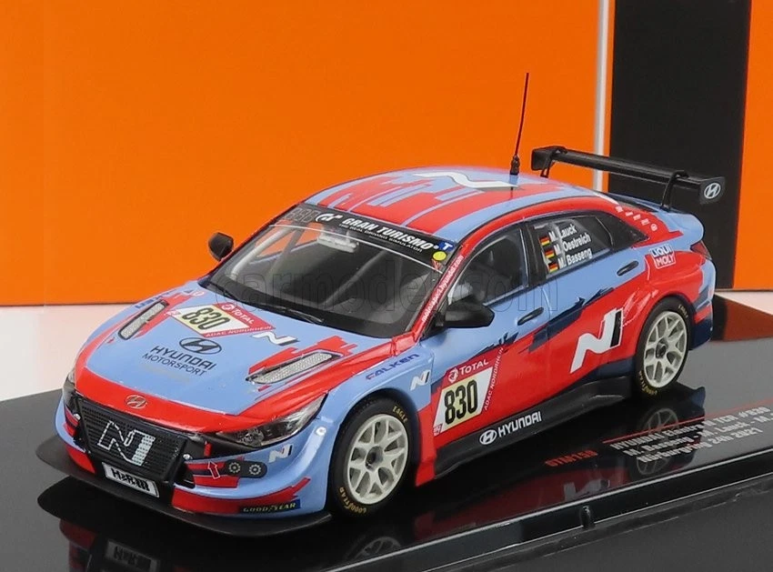 1/43 IXO-MODELS - HYUNDAI - ELANTRA N TCR TEAM LIQUI MOLY N 830 24h GTM159 - Immagine 1 di 1
