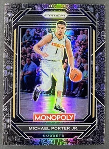 2022-23 Prizm Monopoly - Black Classic Icons Prizm - Michael Porter Jr. #24 - Picture 1 of 2