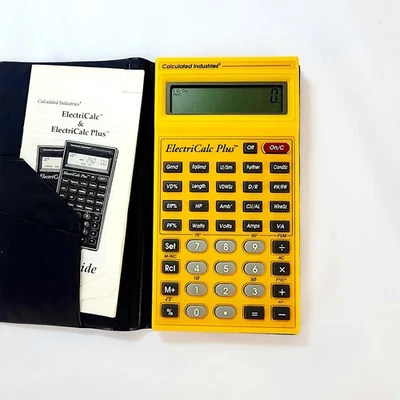 ElectriCalc Plus 3342 Electrical Calculator with Case & Manual and new battery. - Image 1 of 4