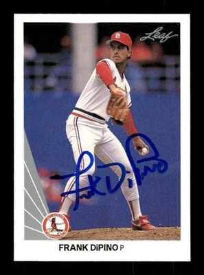 1990 Leaf Baseball 103 Frank Dipino signed auto autograph  BXCP55 - Image 1 of 2