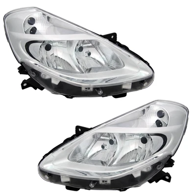 Scheinwerfer Set für Renault Clio 3 BR / CR H7 / H7 2009- Chrom LWR - Bild 1 von 4