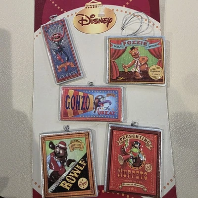 LOTE DE 5 ADORNOS NAVIDEÑOS DE LOS MUPPETS DISNEY 1998 ANIMAL Nuevo con etiquetas Foto 1 de 4