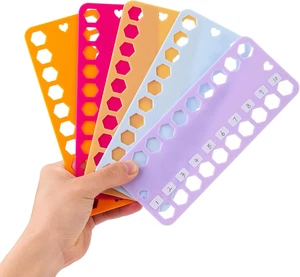 Organizador de hilo de bordar bobina de hilo de plástico de 5 colores punto de c - Imagen 1 de 12