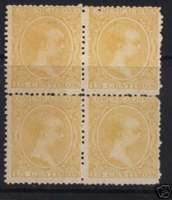 Spain #O9 NH Mint Rare Block - Image 1 of 1