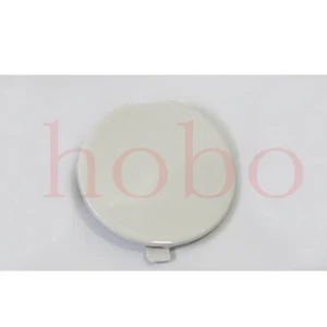 1x For Mazda 3 2014-2018 Sedan Rear Bumper White Trailer Hitch Cover Frame ABS - Picture 1 of 2