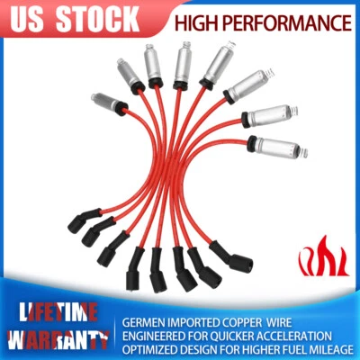 Cable de encendido de bujía de alto rendimiento para Chevrolet Avalanche 1500 2002-2006 Foto 1 de 4