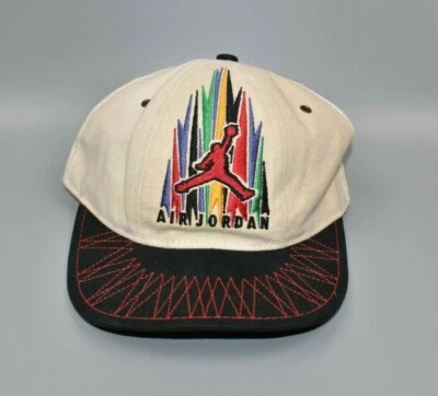 Vintage Nike Air Jordan Multi-Color Youth Snapback Cap Hat - Image 1 of 4