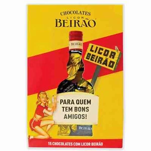 Pralinen Beirao Portugal gefüllt Likör Geschenk süß Weihnachten 125g 1... - Bild 1 von 3