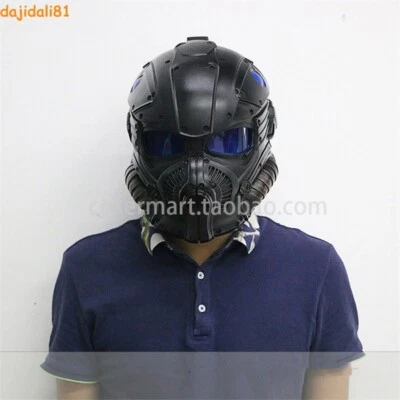 Game Gears of War Onyx Guard PVC Helmet Combat Lens Mask Halloween Cosplay Prop - Bild 1 von 4