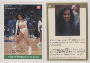 1991 Lime Rock NBA Pro Cheerleaders Yvette #40