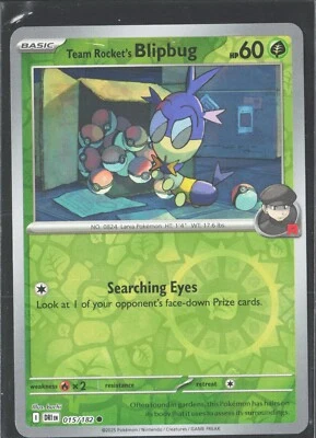 Team Rocket's Blipbug 015/182 Sv10: Destined Rivals Reverse Holo - Image 1 of 2