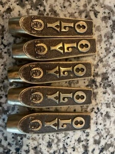 BRASS OLY BEER TAP HANDLE 4" TALL - Picture 1 of 8