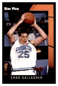 1991-92 Star Pics #34 CHAD GALLAGHER Creighton Bluejays ~C6N