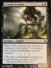 MTG Scourge Servant - Mirrodin Besieged x 4