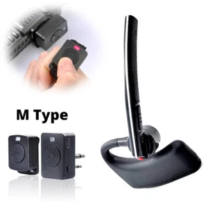 Walkies Talkie Wireless Headset M Type Two Way Radio PPT Earpiece For Motorola - Picture 1 of 9