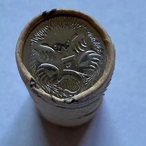 2017 5c Five Cents Echidna Royal Australian Mint Coin Roll - Bild 1 von 3