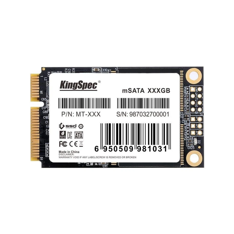64GB KingSpec mSATA MT-64 SATA 6Gb/s Solid State Disk - Image 1 of 4