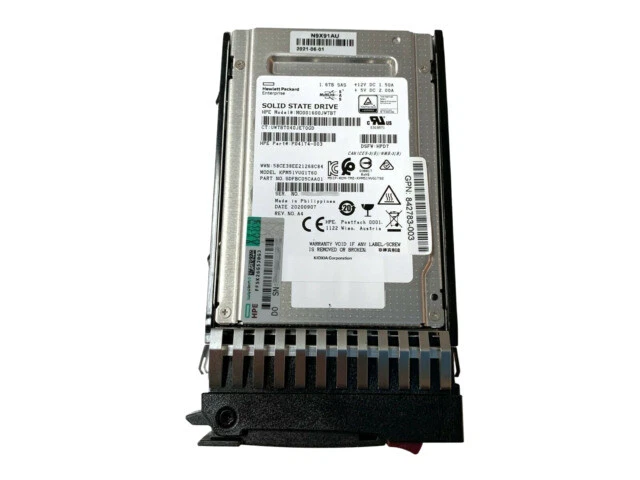 HPE 1.60 TB SAS 2.5 Inch Internal Solid State Drive N9X91A - Image 1 of 1