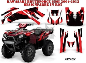 KIT GRÁFICO DE DECORACIÓN DE CARRERAS AMR ATV KAWASAKI KVF 650i/750i y KVF 750 ATAQUE B - Imagen 1 de 3