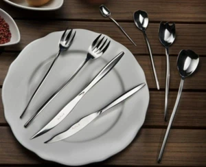 LUXUS Designerbesteck 48 Teile Pintinox TULIPANI Designer Besteckset Besteck - Bild 1 von 12