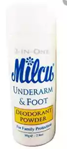 2in1 Milcu Underarm and Foot Deodorant Powder 80g PACK OF 2 - Picture 1 of 3
