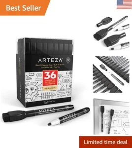 Value Pack: 36 Magnetic Dry Erase Markers with Erasers - Fine Tip Precision - Picture 1 of 10