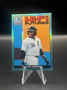 Yoelqui Cespedes 2022 Bowman Chrome Hi-Fi Futures Aqua Refractor 117/125 HIFI-23 - Picture 1 of 4