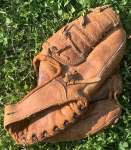 Vintage Denkert Pro Master Ed Whitey Ford Baseball Glove RH G88 - Picture 1 of 4