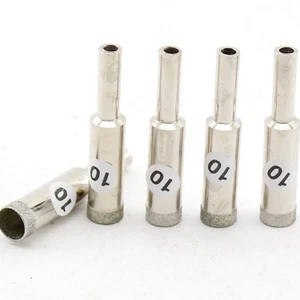 Ultrathin Diamond Tip Drill Bits 10 mm for Jewelry Gemstones Pack of 5Pcs - Picture 1 of 6