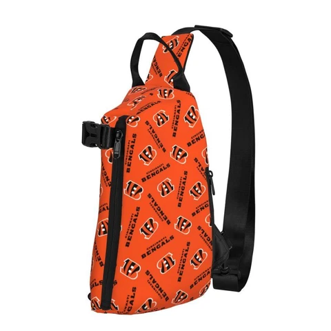 Cincinnati Bengals Adult Sling Bag Chest Cross Body Sports Shoulder Backpack Cover