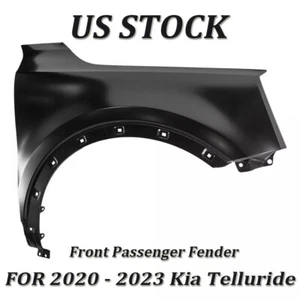 Fender Fits 2020 2021 2022 2023 Kia Telluride Primed Front Passenger RH Side - Picture 1 of 13