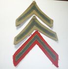 A  Lot Of 3  World War 2   U S Marine Corps Pfc Wool & Twill Patches