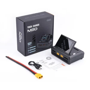 ToolkitRC M8D 1600W 50A Touchscreen Dual Channels 3.5'' Screen 65W Fast Charger - Picture 1 of 7