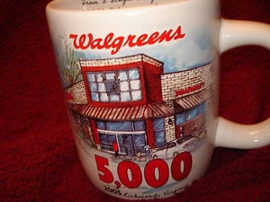 WALGREENS 5,000TH STORE~ OLLECTOR MUG 2005 RICHMOND VIRGINIA COA NEW - Picture 1 of 1