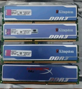 Kingston Hyper X DDR3 8GB RAM (1600MHZ 4x2GB Sticks) - Picture 1 of 1