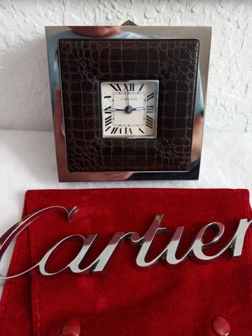 *** Cartier Rare Dark Brown / Crocodile tone / Stainless /  **** Cover