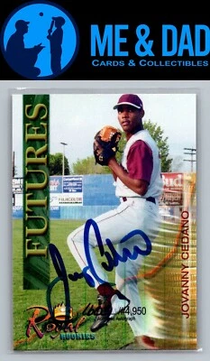2000 Royal Rookies Futures #7 Jovanny Cedeno Autographs #/4950 - Image 1 of 2