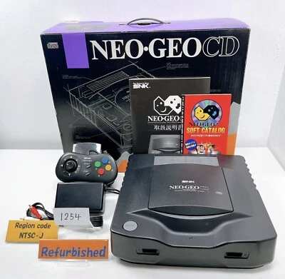 Refurbished Excellent++ NEO GEO CD NeoGeo CD-T01 SNK Console w/box tested - Image 1 of 4