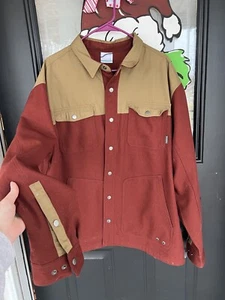 Columbia Men’s Jacket Maroon & Khaki XXL - Picture 1 of 6