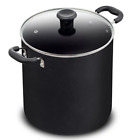 T-Fal 12Qt Stock Pot With Lid, Simply Cook Nonstick Cookware Black
