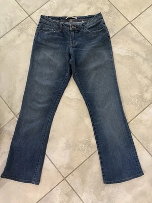 Pantalones de mezclilla vintage Sergio Valente para mujer talla 6 tiro bajo corte bota estrás azul Foto 1 de 4