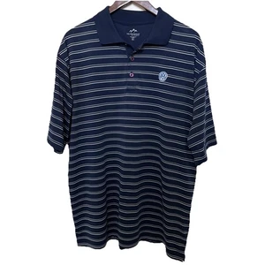 Tri-Mountain Men’s VW Polyester Performance Golf Polo XLarge Shirt Blue - Picture 1 of 8