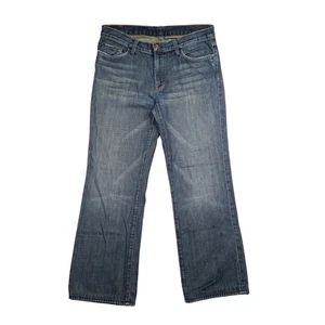 7 For All Mankind Bootcut Jeans Mens 36x32 Blue Western 100% Cotton  - Picture 1 of 20