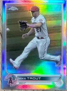 Mike Trout 2022 Topps Chrome Refractor #200 Los Angeles Angels - Picture 1 of 2