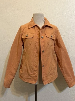 Chaqueta vaquera de lona DRI DUCK for Her talla pequeña color naranja rosa hecha para durar Foto 1 de 4