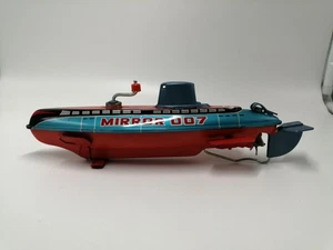 Tin submarine model MIRROR 007 BULL MARK Rare Collection 0906a - Picture 1 of 6