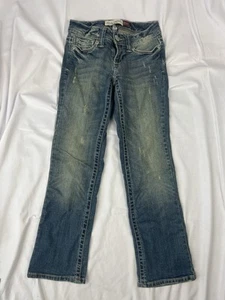 Aeropostale Chelsea Bootcut Size 00 Short Jrs Womens Blue Jean Pants - Vintage - Picture 1 of 3