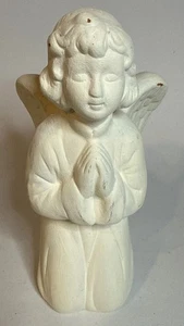 "Estatuilla de ángel de colección arrodillada terracota pintada sellada 5,5"" de alto Taiwán" - Imagen 1 de 7